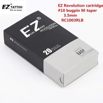 RC1003RLB EZ Ronda Liner Revolución Cartucho de Agujas #10 (0.30 mm ) Medio Cono de 3.5 mm para el sistema de la máquina 20 pcs /lot