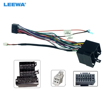 LEEWA Coche 16pin Arnés de Cableado del Adaptador USB Para Hyundai Verna/Acento/Forte/Cerato/Sorento/Sportage/Alma Estéreo de Instalación