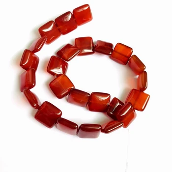 Natural de Una Red con Calidad de Cornalina Perlas Rojas Agat e 16mm 20mm Plaza de la Perla Joya Suelta Perlas Para la Joyería,1 15.5