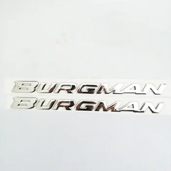 Cromo de Plata Pegatinas Reflectantes Emblemas para Suzuki Burgman AN125 AN200 AN400 AN650 2002-2011