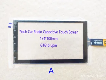 7 pulgadas de la Radio del Coche Sensores, digitalizadores Toque 174*100mm 6pin GT615 LXH820-150-FPC LXH-TPC0037-677-V3 H LXH-TPC0013-0021-V5 XDX