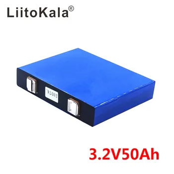 LiitoKala 3.2 v 50Ah LifePo4 batería de litio-150A 3C alta de drenaje para el bricolaje 12V 24V Inversor solar vehículo eléctrico entrenador carrito de golf