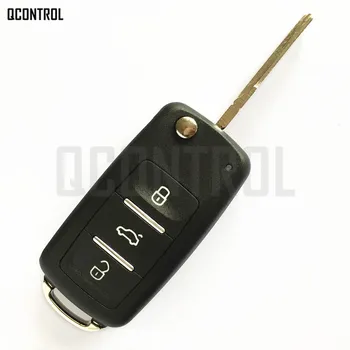 QCONTROL Tecla del control Remoto para VW/VOLKSWAGEN Escarabajo/Caddy/Eos/Golf/Jetta/Polo/Scirocco/Tiguan/Touran/HASTA la Puerta de su Coche de Bloqueo de Control de la