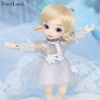 Fairyland Realfee Luna 19cm bjd sd muñeca 1/7 modelo de cuerpo de Alta Calidad de los juguetes de la tienda de ShugoFairy pelucas Mini muñeca luodoll