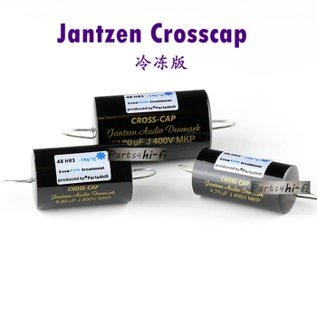 2pcs/lot Dinamarca Jantzen-cruz de audio cap de la Serie 400V zinc de la aleación de aluminio de la película de condensadores MKP envío gratis