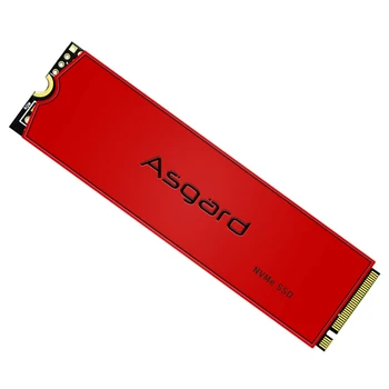 Asgard AN3 Más ROJO de la SERIE M. 2 ssd de 512 M2 PCIe NVME 512 GB, 1 TB, 2 tb de Disco de Estado Sólido de 2280 Interna de Disco Duro para el ordenador Portátil de Caché