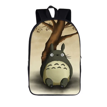 Anime Totoro / Ponyo Mochila para el Adolescente Niñas y Niños, los Niños de la Escuela Bolsas de los Niños Bolsa de Viaje Bolso de Estudiantes de la Escuela Mochilas de Regalo