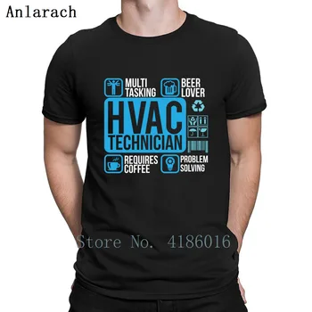 Profesional Técnico en refrigeración Calefacción Refrigeración Hvac Camiseta Camiseta Cómica Sobre el Tamaño 5xl de Impresión Famoso Estilo de Verano Fresco Camiseta