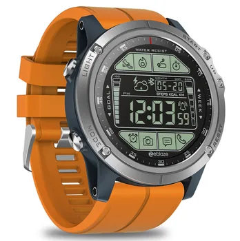El Smartwatch pulsera android IOS monitoreo 5ATM impermeable reloj inteligente de moda profesional de los deportes de los hombres de la pulsera de la muñeca de la banda