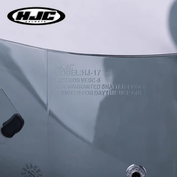 Original HJC hj-17 casco visor escudo adecuado para ES-MAX, ES-MAX II, ES-MAX BT, CL-MAX2, SY-MAX3 Humo Transparente HJC lente