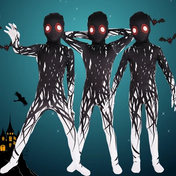 Horror Monstruo Payaso Disfraz de Halloween para los niños Lobo de Miedo Araña Esqueleto de Disfraces disfraces Espeluznantes Demonio Purim Mono
