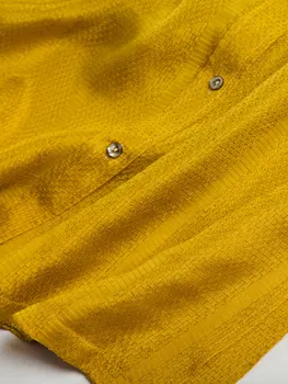 Real de Seda Mezcla de Camisa de Vestir con Manga Corta de Señora de la Oficina de Una Línea de Fajas de la Rodilla-Longitud Vestidos Novos De 2020 para Mujer de la Ropa Nueva