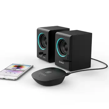 ORICO 4.1 Receptor Bluetooth 3.55 mm Digital Eje Óptico Receptor de Audio De los Altavoces del Amplificador de Potencia de Teléfono de la Almohadilla Portátil de TV