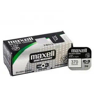 Pilas de botón Maxell bateria original de Oxido de Plata SR920W blister de 5 Unidades