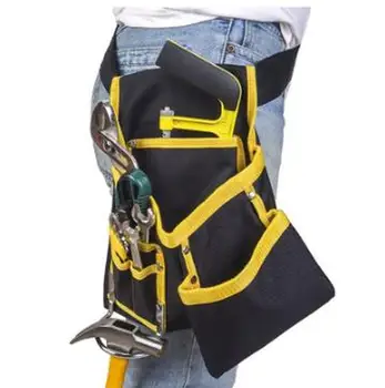 Multifuncional electricista herramienta de cinturón de tela Oxford herramientas bolsa de engrosamiento de la bolsa de cintura reparación de electricista bolsa de WY815
