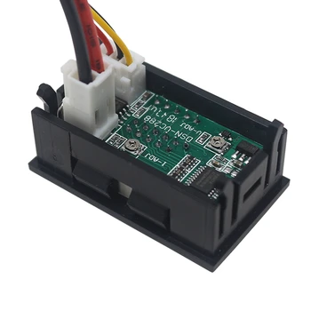 Mini 2 en 1 DC 0-100V/50A Voltímetro Amperímetro LED Detector de Voltaje Monitor de Corriente Medidor de Ampermeter Con 50A de la Resistencia de Derivación