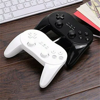 Juego clásico Joystick Gamepad De Nintendo Wii de Segunda generación Clásico con Cable Controlador de Juego de Juego Remoto Pad de la Consola de mando de juegos