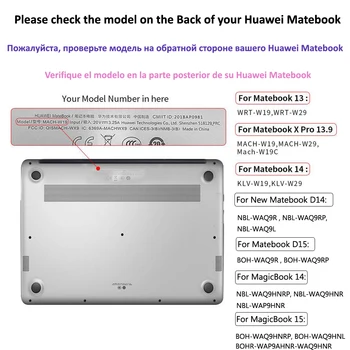 Fresco estuche de Plástico Funda Para Huawei Matebook 13 14 X Pro 13.9 Proteger Shell Para HUAWEI Matebook Nuevo D-14 D-15 Honor Majicbook 15