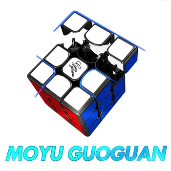GuoGuan YueXiao EDM 3x3x3 la Magia Magnética Cubicación de Velocidad gProfessional YueXiao E Imanes de Rompecabezas de Cubos de Juguete Educativo para el Niño