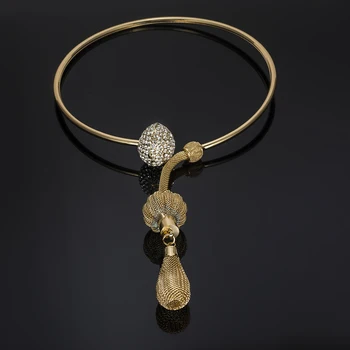 MUKUN Nupcial conjuntos de joyas de Nigeria áfrica perlas de sistema de la joyería de la Marca del Collar de los pendientes de las mujeres del partido de la Boda mayorista de diseño