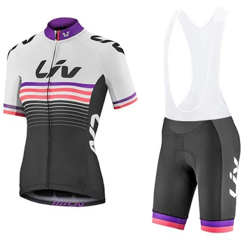 2020 las MUJERES LIV equipo de ciclismo jersey 20D pantalones cortos en bicicleta traje Ropa Ciclismo SEÑORA verano seco y rápido PRO de bicicletas Maillot Pantalones ropa