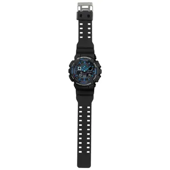 Casio G-Shock Analógico-Digital Esfera Azul Reloj de hombre Casio Reloj de los Hombres del Deporte - GA-100