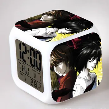 La NOTA de la MUERTE de las Figuras de Acción modelo de L Lawliet Reloj con Alarma Táctil LED de Luz de Anime Japonés Figuras de Juguete de PVC