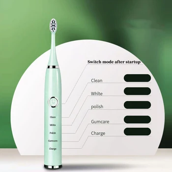 Don Sonic Cepillos de dientes Eléctricos para los Adultos a los Niños 5 Modos de Temporizador Inteligente Recargable de Blanqueamiento de dientes Cepillo de dientes con el Cepillo Cabezas de XaoMi