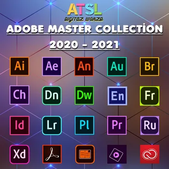[Última] Adobe CC 2020 - 2021 Ganar 10 / Mac, Photoshop, Illustrator, After Effects, Premiere Pro, InDesign, Lightroom