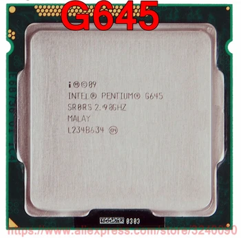 Original de CPU Intel Pentium G645 Procesador de 2.90 GHz 3M Dual-Core Socket 1155 envío libre rápido de la nave