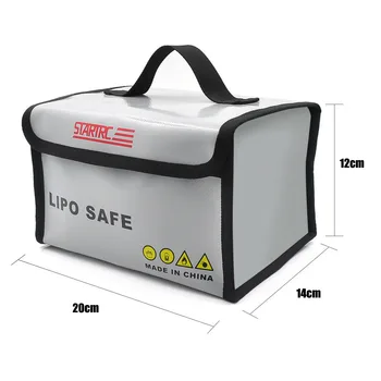 Lipo Safe Bolsa Impermeable, Ignífugo Bolsa de Almacenamiento Para el Li-po Batería Seguro de la Bolsa de Guardia de Seguridad Para FPV RC Drone Bolsa de la Batería