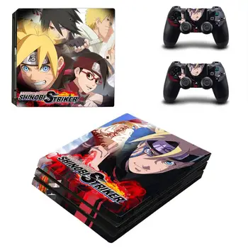 Anime Naruto PS4 Pro etiqueta Engomada de la Play station 4 en la Piel calcomanías Calcomanías Para PlayStation 4 PS4 Pro de la Consola y Controlador de las Pieles de Vinilo