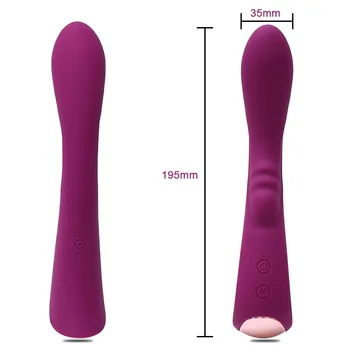 10 Modos de Clítoris Vibrador Punto-G Sexo Vagina Masaje Estimulador Femenino Masturbador Eróticos, Sexo Adulto Productos de los Juguetes Sexuales para Mujeres