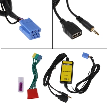 Reproductor de MP3 de coche Interfaz de Radio Cambiador de CD USB SD AUX IN Para Audi A2 A4 A6 S6 A8 S8
