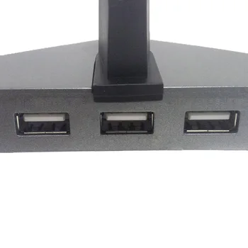 Línea Flexible de Ratón de Alambre de cuerda de Clip de Alambre Organizador USB 2.0 Hub Splitter SD TF Lector de Tarjetas de Ratón de la Abrazadera Para Ratones Gaming