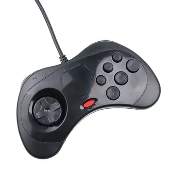 Kebidu Cable USB Gamepad Controlador de Juego Gamepad mando de juegos para PC para Sega para PC para el Sistema de Saturno Mayorista