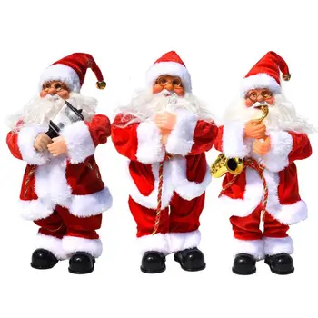 Navidad Santa Claus Muñeco Eléctrico Bailar Cantar Lindo Santa Claus de Música Bang Año Nuevo, Regalos para los niños los Niños de las fuentes del Partido