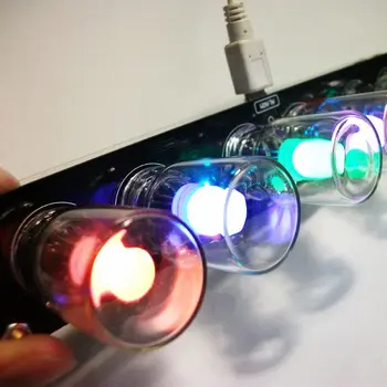 Creativo de Color RGB Reloj Kits de 51 SCM Electrónica DIY Kit de Luz de colores de los Relojes
