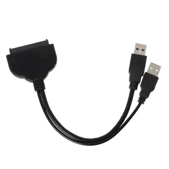 USB 3.0 y SATA3 22Pin de Datos Cable de Alimentación Adaptador Convertidor de disco duro de 2,5 Pulgadas Disco Duro Controlador de Disco