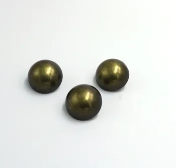 50pcs recubrimiento Plástico botón de oro/plata/pistola negro/bronce con cabeza de hongo botón de abrigo suéter capa de polvo de la camisa de botón