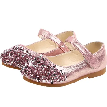 Las Niñas De Lentejuelas Zapatos De La Princesa De Oro Rosa De Plata De Verano Para Niños De Nina Sapatos Brillo De Vacaciones De Zapatos De La Boda De La Fiesta De Cumpleaños Formal 2020
