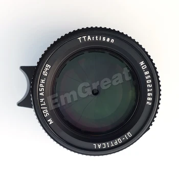 TTartisan M 50mm F1.4 ASPH Lente de la Cámara Leica M de Montura de la Cámara de Gran Apertura de la Lente MF enfoque Manual