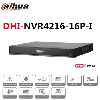 Dahua CCTV Grabador de Vídeo en Red NVR4216-16P-I de 16 Puertos POE Inteligente H. 265+ Soporte ONVIF y 2 forma de Hablar NVR dahua Grabadora