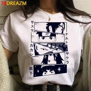 Naruto Akatsuki Itachi ropa t camisa femme kawaii par de ropa tumblr pareja casual superior tees tumblr kawaii