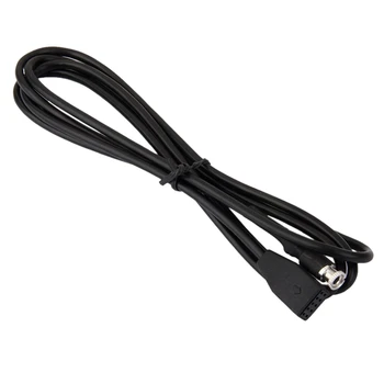 Negro de alta Calidad De 10 Clavijas Jack de 3,5 mm enchufe de Coche USB AUX IN Adaptador de Cable Para BMW E39 E53 BM54 X5 E46