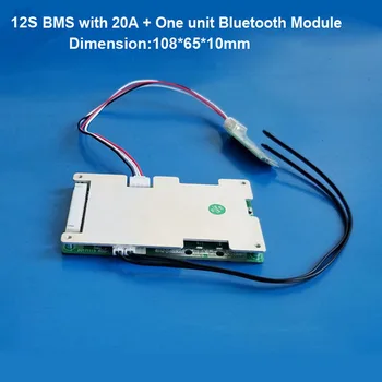 13S 48 V li-ion Batería Inteligente Bluetooth BMS con 20A a 60A de corriente constante para el 54,6 V de Litio de protección PCB de scooter eléctrico