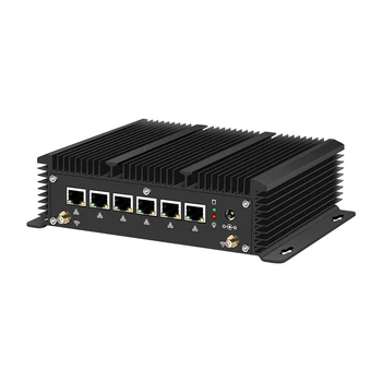 Xcy sin Ventilador Mini Pc Intel Core i5 8265U Celeron 6 LAN 210at Gigabit Ethernet 2*Usb 3.0, HDMI, RS232 Router Firewall PFsense Minipc