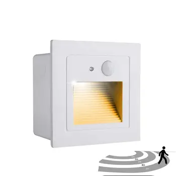 Sensor de Movimiento PIR Luz de Noche, Lámparas LED con Sensor de Luz Bebé Dormitorio Iluminación de la Pared de la Ruta de servicio de Lavandería de la Escalera de la Lámpara