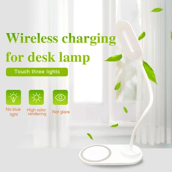 Caridite W4 LED Lámpara de Noche Cargador Inalámbrico 2in1 USB Qi Rápido de Carga Inalámbrica Señora de Regalo Para el Teléfono Móvil