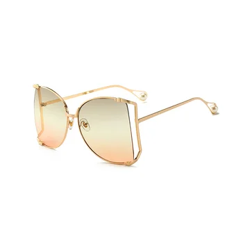 2021 Nueva Irregular de Gafas de sol de las Mujeres de la Vendimia de la Marca de Lujo de gafas de Sol de gran tamaño de la Mujer de Moda de Gafas de sol de Mujer Tonos UV400